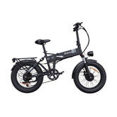 Ridstar H20 Pro Electric Bike - 500W*2 Dual Motors 48V23Ah Battery 20" Tires Hydraulic Oil Disc Brakes - Black